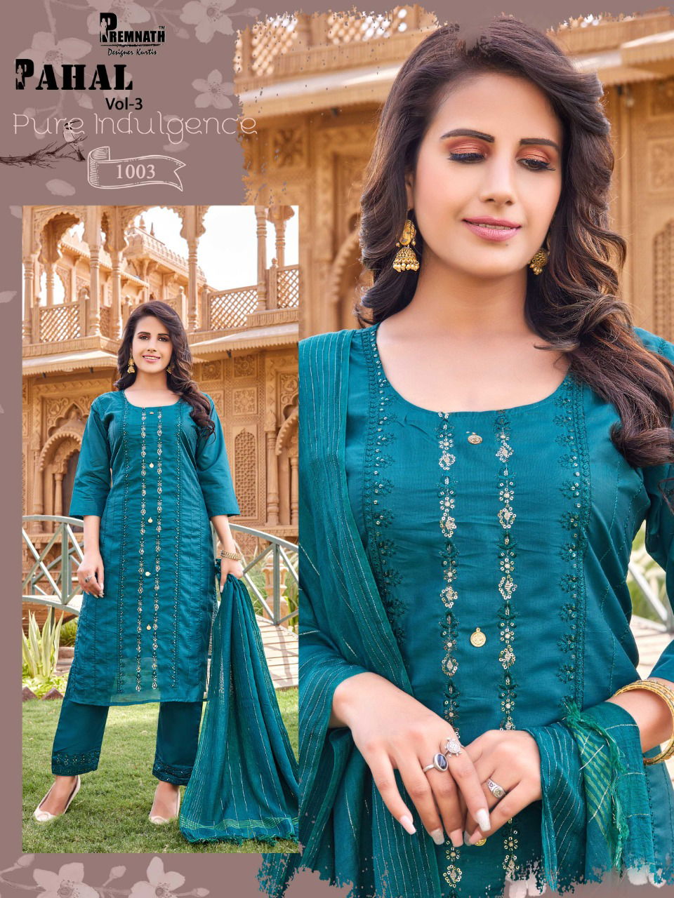 PAHAL 3 Fancy Ethnic Wear Designer Latest Kurti Bottom With Dupatta Collection